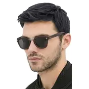 Men Natural Short Black Straight Hair Synthetic Full Wigs