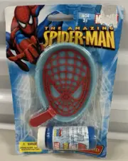 Spiderman Bubble Wand 2006 Marvel New Blowing Bubbles Retro Free Shipping