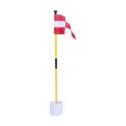 Golf Green Flag, Colorful Two-Section Checkered Green Target Hole Cup2498