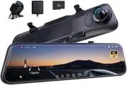 4K Dual Camera Dash Cam Adas Collision Avoidance Voice Control Gps 32G Card