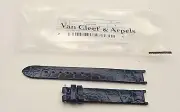NEW OEM Van Cleef & Arpels Navy Blue Alligator Watch Strap LS074234 12/12mm