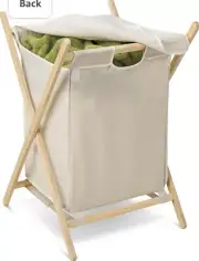 WOOD FOLDING LAUNDRY HAMPER HONEY-CAN-DO