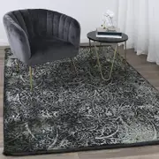 Brand Ventures Brooklyn Intricate Floral Emerald Green Rug