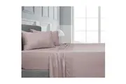 Algodon Bamboo Bed Sheet Set Stylish Home Decor Bedding Blush