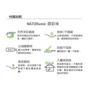 【德國WMF】NATURamic 20cm調理鍋 2.3L 共3色《WUZ屋子》 原廠公司貨