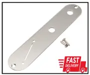 Telecaster Control Plate Chrome 32mm with Angled Switch Slot for Easy Install