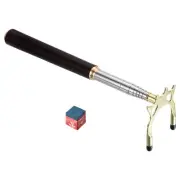 Wooden Retractable Billiard Pool Cue Stick Bridge with High Bridge Head Gold