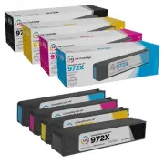 LD 4pk Comp Cartridge for HP Ink 972X Black Cyan Magenta Yellow 452dw 972XL