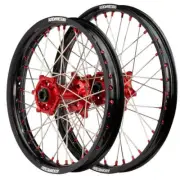 KTM 300 EXC 2003-2024 Axiom SNR Enduro 21x1.6/18x2.15 Black Rims Red Hubs Red Ni