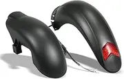 WENCHUAN 10in Electric Scooter Front Tire Guard Rear Tire Guard Front Rear Mud Guard Set Mudguard for Kugoo M4 Kick Scooter