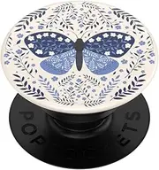 PopSockets: PopGrip - Extendable Base and Handle with Interchangeable Top for Smartphones and Tablets - Boho Butterfly