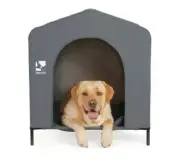 Fido & Fletch Soft Dog Kennel House Durable Polyester Mat DIY Assembly - LARGE