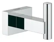 Grohe 40 511 1 Chrome Essentials Cube Robe Hook
