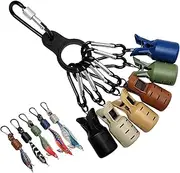 Squid Jig Hook Protector - Fishing Tackle Hooks Protector with Carabiner,Versatile Lure Bait Safety Cover for Storage Organization for Enthusiasts