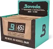 Boveda 65% RH 2-Way Humidity Control – Restores & Maintains Humidity – All in One Solution for Humidification- Patented Technology for Cigar Humidors – Convenient & Versatile - 12 Count Retail Carton