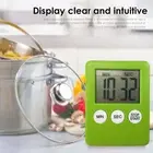 Digital Timer Mini Easy Read Decorative Magnetic Cooking Alarm Clock Lightweight