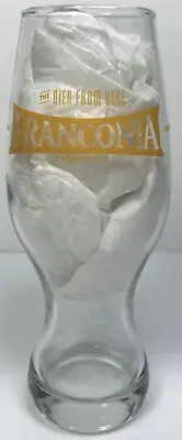Franconia Brewing Beer Bier Glass English Hourglass Stout Glass McKinney, TX NEW