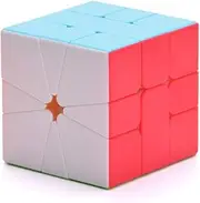 CuberSpeed QiYi Square-1 Stickerless Magic Cube Qiyi QiFa S SQ-1 Speed Cube Puzzle