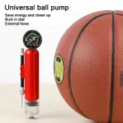 Durable Basketball Pump Soccer Football Air Inflator Premium Dual Action Ball