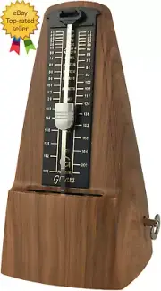 Metronome Mechanical Spring Power with Free Bag for Piano Guitar Violin Drums