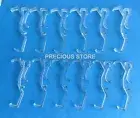 12 Pcs 2 1/2 Inch CLEAR Valance Clips For Faux wood & Wood Window Blinds 2.5