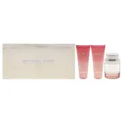 Wonderlust by Michael Kors for Women - 4 Pc Gift Set 3.4oz EDP Spray, 0.14oz EDP Spray, 3.4oz Body Lotion, 3.4oz Shower Gel