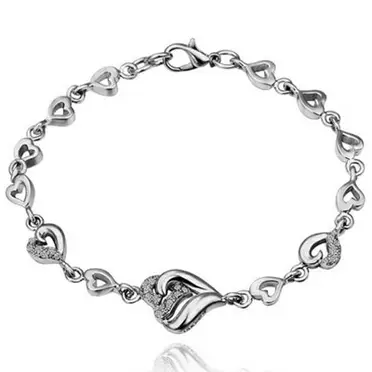 純銀 盃 95g 純銀單手鍊-「扁鍊(7.5mm)(問號叩頭)」復古馬鞭鍊-經典系列純銀