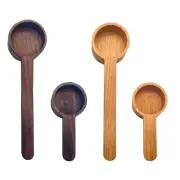 Wooden Measuring Spoons Coffee Scoops for Ground Beans Teas Powder or Flour