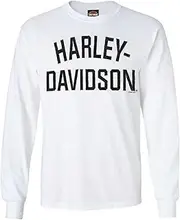 [HARLEY-DAVIDSON] Men's Shirt, Heritage H-D Script Long Sleeve, Black 30296633