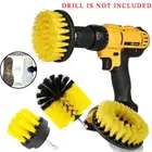 3Pcs/Set Tile Grout Power Scrubber Cleaning Drill Brush Tub Cleaner Combo Tool
