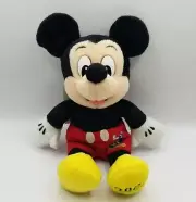 Disney Mickey Mouse Bean Bag Red Shorts Disneyland 45 Years of Magic w/Tag NOS