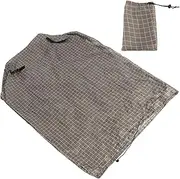 Windproof Breathable Bird Cage Cover with Mesh Window Seed Catcher for Parrots