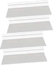Gatuida 4pcs Slatwall Shoe Display Shelves Durable Shoe Racks for Wall Mounting Space Saving Design for Organizing Sneakers Easy to Clean Slatwall Accessories