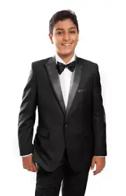 Boys Tuxedo with Shirt & Bow tie Children Tux Formal Wedding Ring Bearer Suits