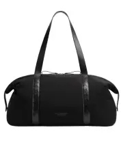 BOTTEGA VENETA Crossroad Weekender Large $3250 Black Duffle Bag New/Authentic