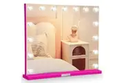 Monika 60*52cm Makeup Mirror With Dimmable Lights 15 LED Lighted Vanity Mirrors Wall