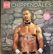 NEW CHIPPENDALES 16 MONTH 2018 WALL CALENDAR BONUS POSTER INSIDE