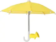 Uv Protection Phone Umbrella - Anti-Glare Sun Blocker with Suction Cup Mount, Compact Shade Visor for Mobile Devices | Mini Phone Shield Cover for Outdoor Use, Cell Phones Sun Shade Stand
