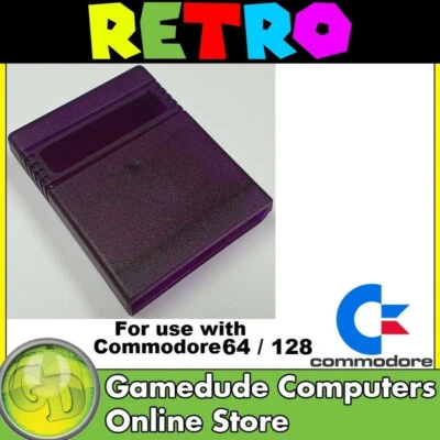 Blank C64 cartridge CLEAR PINK Colour Code [22] - (03)