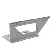 Aluminum Woodworking Scriber T Ruler Multifunction 45 / 90 Degree Square Angle straight Ruler Measuring draw Tool #1210