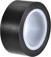uxcell Heat Resistant Tape High Temperature Heat Transfer Tape PTFE Film Adhesive Tape 25mm Width 10m 33ft Length Black