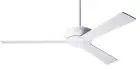 Modern Fan Company Altus Gloss White 52" Ceiling Fan with Remote Control