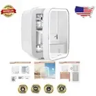 6L Compact Skincare Mini Fridge with LED Mirror - Perfect for Bedroom & Travel