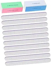 Beatifufu Nail Grinder Manicure Kit 2pcs Buffer Block 10pcs Nail Files Sanding Block for Polish
