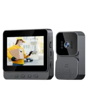 1080P Wireless Video Doorbell Rechargeable Intercom Security Camera 4.3''Monitor