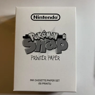 Pokemon Snap Printer Paper & Ink Cassette for Pokemon Snap Station Kiosk-Rare