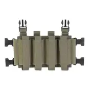 PEW Tactical Quadruple Mag Pouch Flap Panel for LV119 MK3 MK4 JPC2.0 Paintball