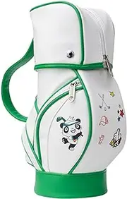 Golf Storage Bag, Golf Bag Accessories, Golf Bags, Women's Cute Panda Golf Bag, PU Leather Golf Carry Bag, Golf Bag and Stylish Women's Golf Bag