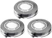 3pcs Razor Blades+blade Mesh ，Compatible For Philips， SH30/5 5000 3000 2000 1000 Series Shavers