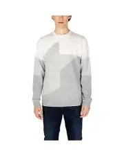 Antony Morato Geometric Star Pullover Sweater - Sweaters - Cream -Size 54